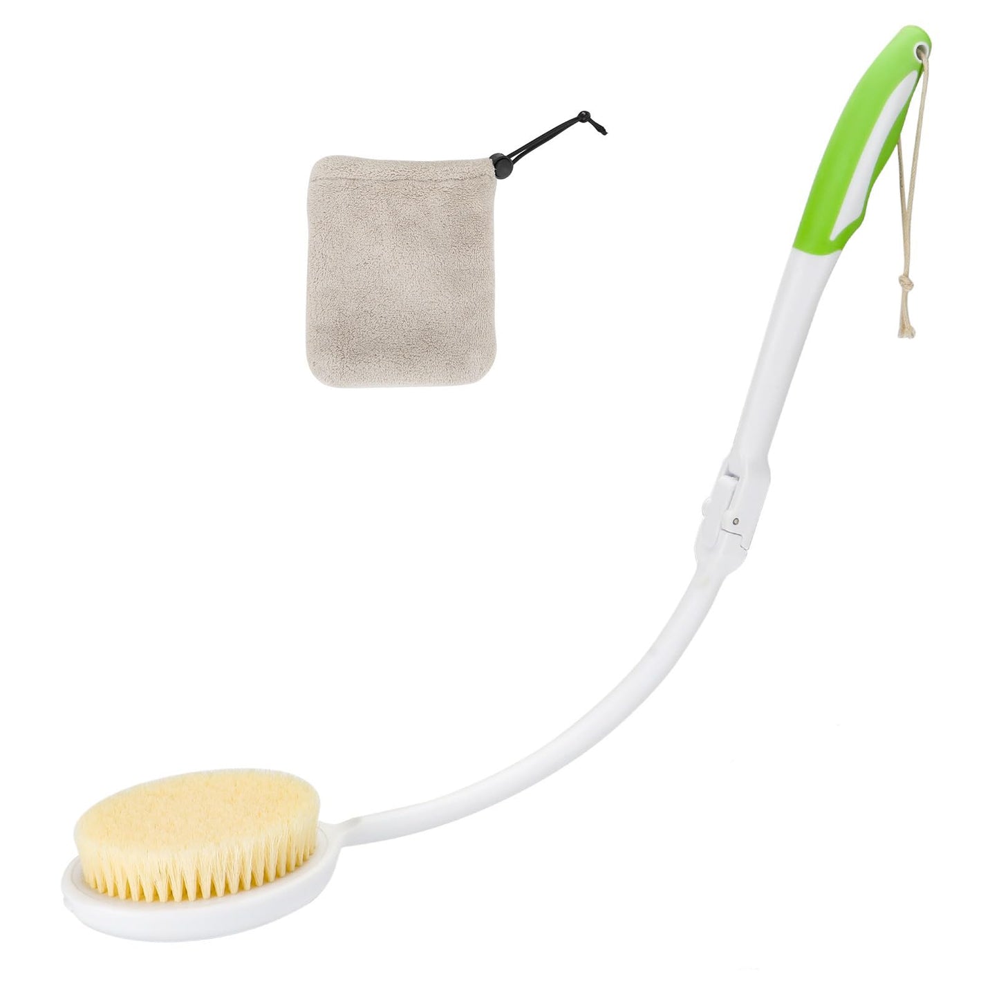 Xorinija Bendable and Foldable Bath Brush, Specifically Designed as a 23 * 3.5-inch Back-Cleaning Brush, is Suitable for Use by People of All Genders and Ages.