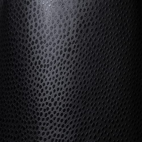 Fromm Apparel Studio Hair Stylist Apron in Black Embossed Pattern for Hair Salons, Barbers, Cosmetology Supplies - Waterproof, Chemical and Bleach Proof, Adjustable, Knee-Length Coverage, 25" x 34"