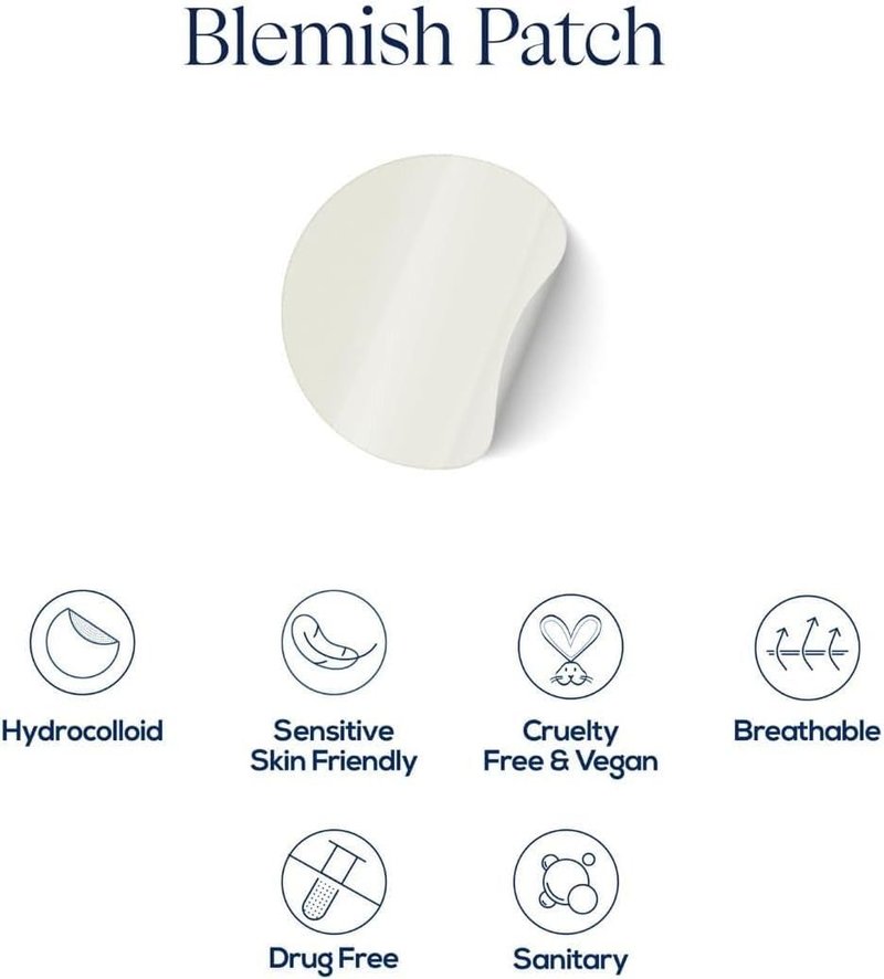 Acne Pimple Patches (144 Count) – Hydrocolloid Acne Patches for Face, Invisible & Waterproof, Fast Absorbing Zit Stickers for Pimples, Blemishes & Whiteheads – Day & Night Treatment