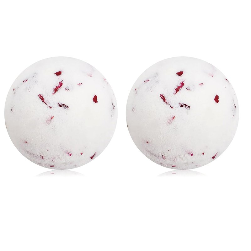 Fumgranth Bath Bombs for Women Spa Gift Set with Rose Milk Essential Oils Sea Salt Moisturizing Relaxing Birthday Gift for Her Bubble Bath Skincare Relaxation Aromatherapy Gifts 2 Pack