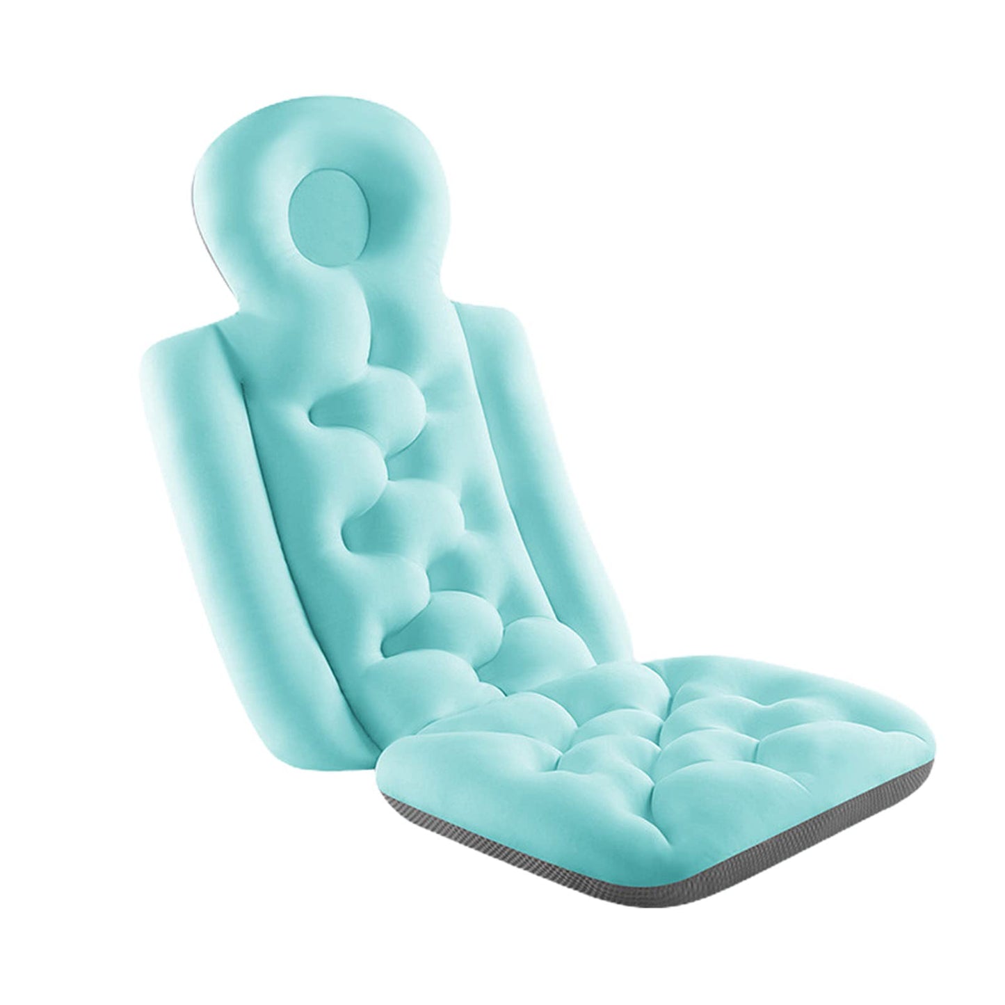 Full Body Bath Pillow, Bath Pillows for Tub, Tub Pillow for Bath Head and Neck Support Ergonomic Quick Dry Headrest Cushion Bath Accessories (Blue-93cm*40cm)