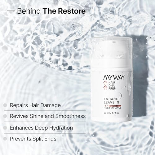 My Way Hair DNA Leave-In Conditioner ? Deeply Nourishing Treatment for Damage Reversal, Shine Revival, and Smoothness ? Paraben, Phthalate, Sulfate, and Cruelty-Free Hair Care (1.7 oz)