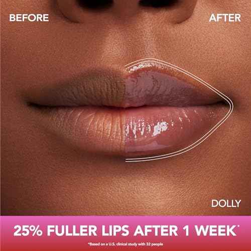 BUXOM Full-On Plumping Glossy Lip Oil, Nourishing & Hydrating Tinted Lip Gloss, Juicy High-Shine Finish, Non-Sticky Formula, Cruelty-Free