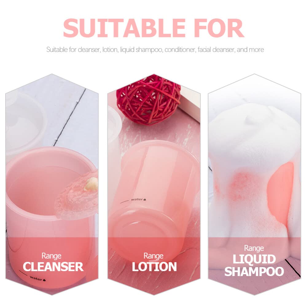 Uonlytech Facial Foam Maker Manual Foaming Cup for Face Wash Creates Rich Bubbles Deep Clean Pores Compact Travel Skincare Tool 6 Pack