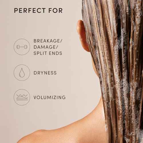 OUAI Fine Hair Shampoo Refill - Volumizing Shampoo for Fine Strands - Made with Biotin, Keratin & Chia Seed Oil - Strengthens, Nourishes & Thickens - Color-Safe & Sulfate Free Hair Care (32 Fl oz)