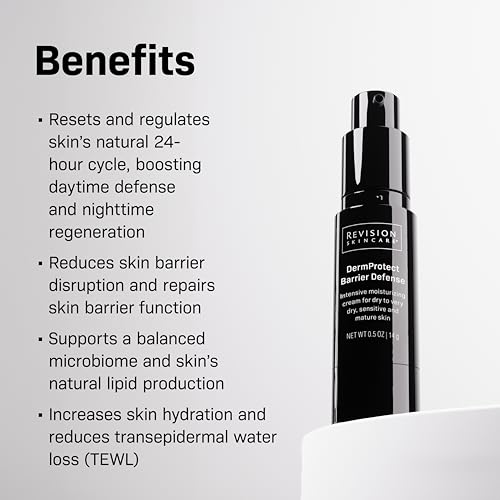 Revision Skincare DermProtect Barrier Defense¢â, Intensive Moisturizer for Dry, Sensitive, and Mature Skin, Hydrates and Strengthens Skin Barrier