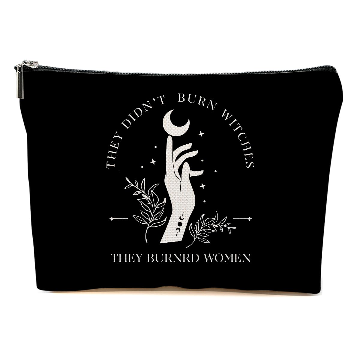 Witchcraft Makeup Bag Feminism Empowered Women Cosmetic Bag for Christmas Halloween Birthday Gifts Witch Witchy Gifts for Women Aunt Coworker Best Friend Sarcastic Toiletry Bag Zipper Pouch