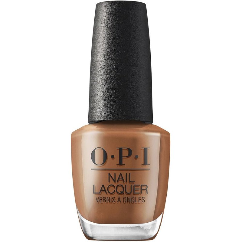 OPI Nail Lacquer Material Gowrl | Opaque Dark Brown Crème Chip Resistant Nail Polish Your Way Collection