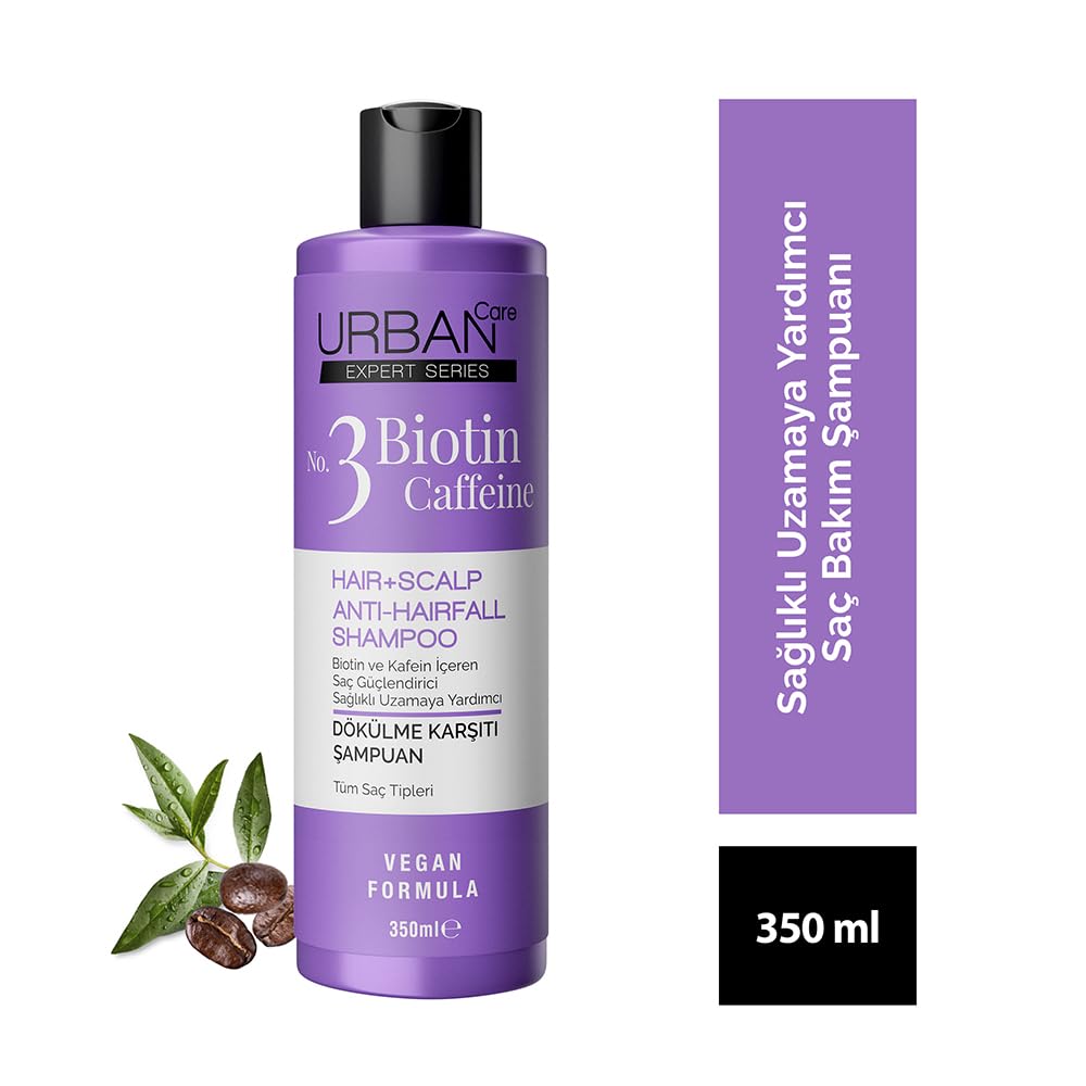 Urban Care Expert Biotin & Caffeine Hair + Scalp Shampoo 350ml / 11.84fl.oz