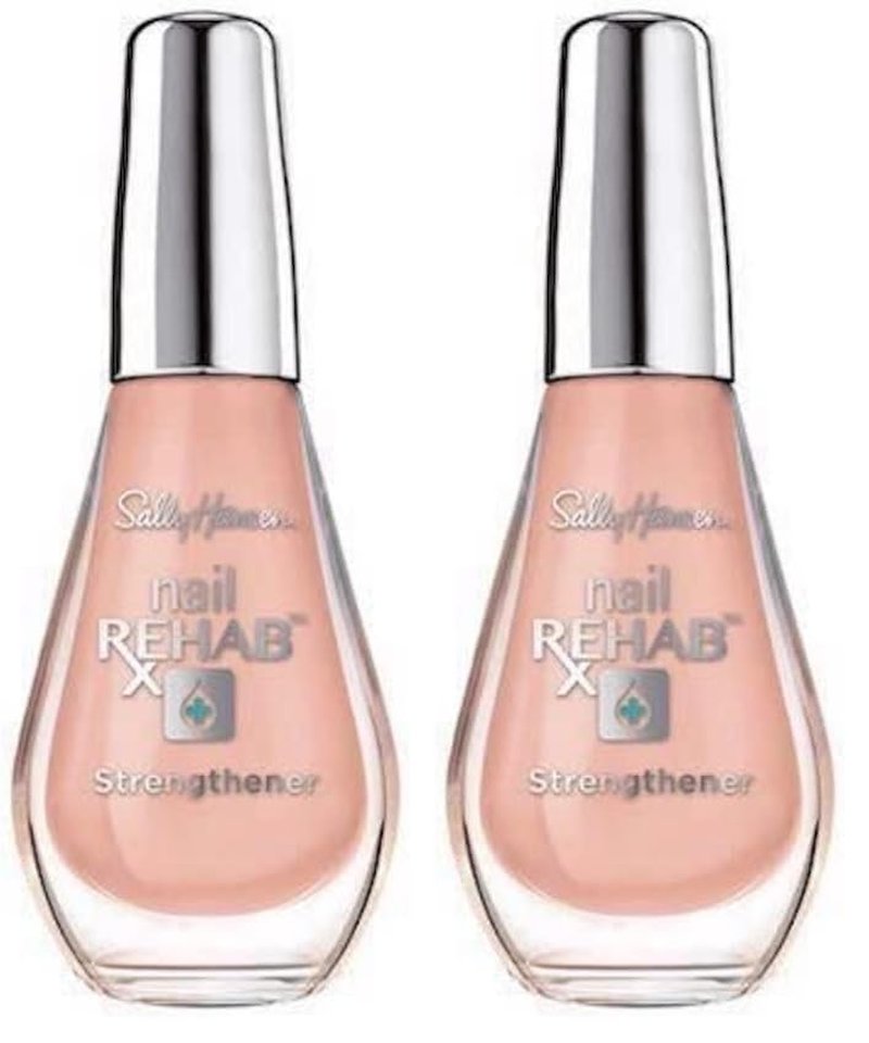 Sally Hansen Nail Rehab Treatment - Strengthening Nail Hardener & Growth Serum | 0.33 Oz (Pack of 2)