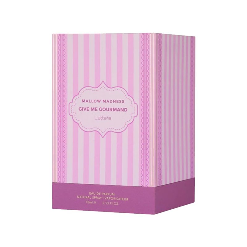 Lattafa Mallow Madness Eau de Parfum - Sweet Marshmallow & Vanilla Fragrance | 75ml Long-Lasting Spray