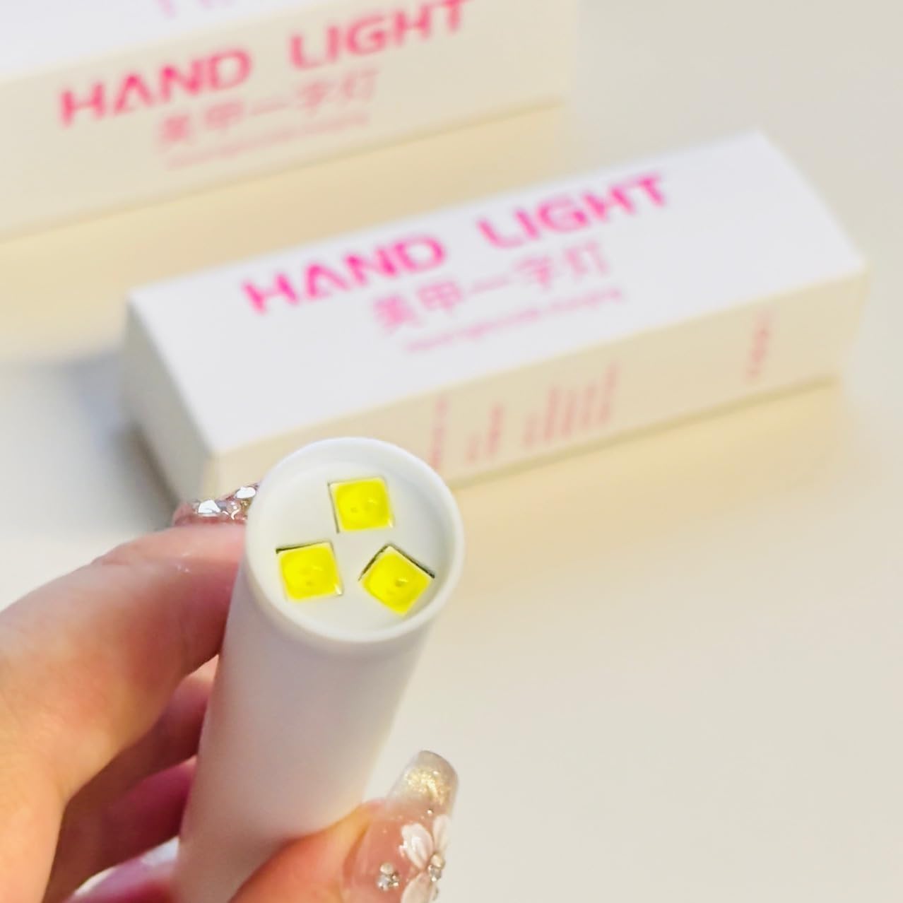 Skiennix Mini Portable UV LED Nail Lamp - Quick-Dry Gel Polish Curing Device | Compact USB Travel Size
