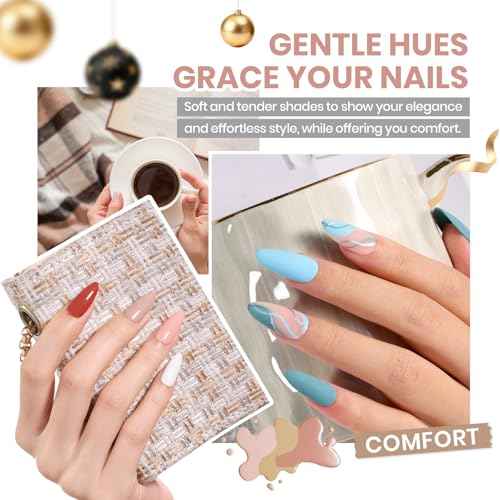 Beetles Winter Gel Nail Polish Set - Emotional Spectrum 69PCS 60 Colors Gel Polish Kit Base Coat Glossy & Matte Top Coat UV Led Soak off Collection Brown Red Black Nude White Christmas Gifts for Women
