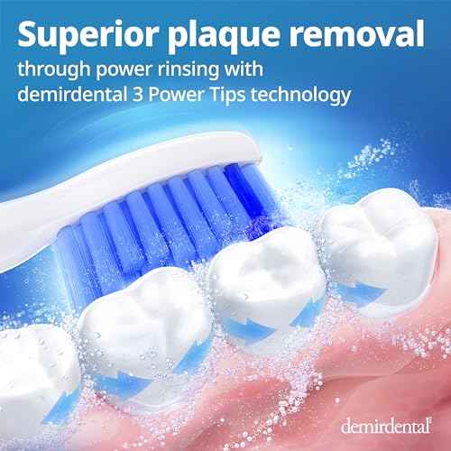 Replacement Heads - Compatible with Philips Sonicare Replacement Heads - Medium Replacement Toothbrush Head - Replaces HX6015/03 SimplyClean Toothbrush Heads - Black - 8 Pack
