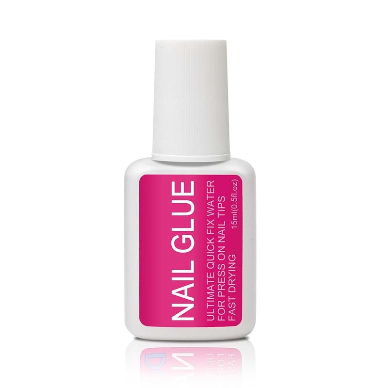 30ML Super Strong Nail Glue for Press Ons, Fake Nail Tips, Acrylic Nails No Uv Light Needed Nail Bond Brush in Nail Glue for Press On Nails Long Lasting Nails Glues for Beginners DIY Home