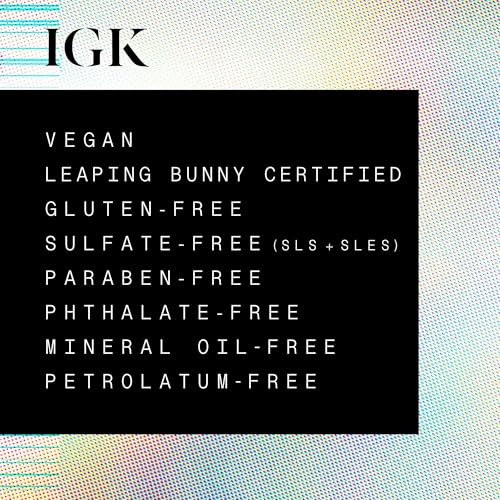 IGK Antisocial Midnight Silk Bond-Building Dry Hair Mask ? No-Rinse Leave-In Treatment with Vegan Silk Protein ? Limited Edition Design, 5 oz