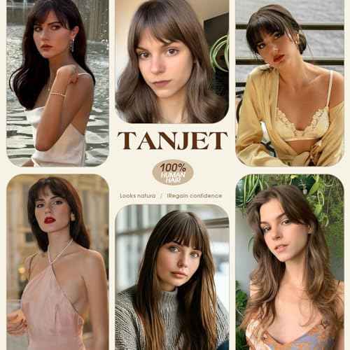 12 Inches 100% Human Hair Toppers for Women Pure White Hair Topper, Clip-In Hair Pieces for Thin Hair, Adds Volume,360¡Æ3D Covers Bald Spots£¨12#1001£©