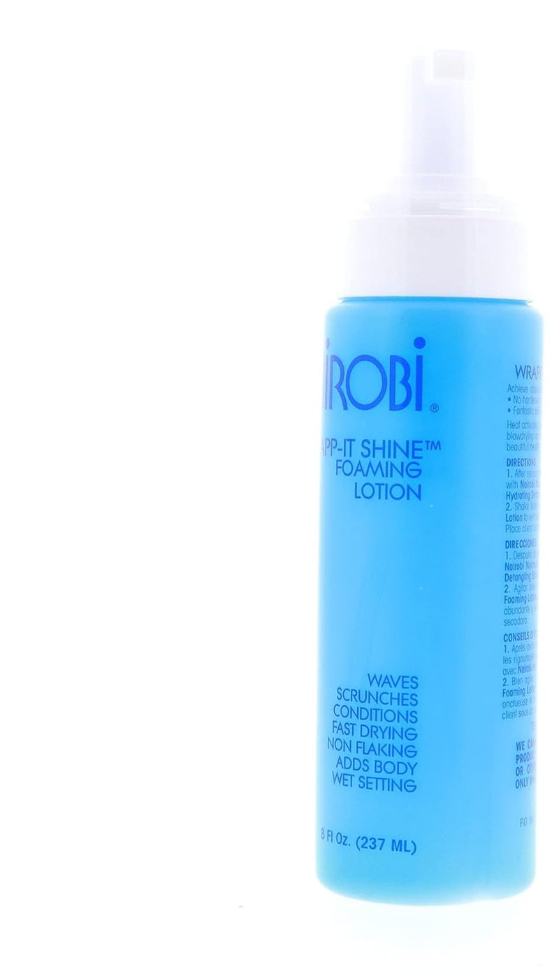 Nairobi Wrapp-It Shine Foaming Lotion - 8oz | Enhances Shine & Moisture for Healthy Hair