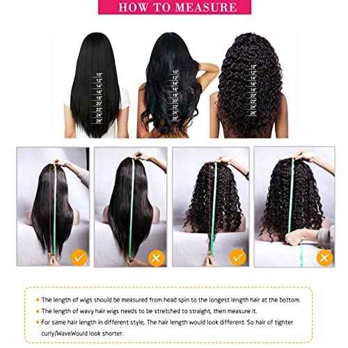 Aiterina Headband Wig deep wave human hair wigs for Black Women Brazilian Remy Hair Glueless Non Lace Front Wig 150% Density Natural Color (8 inch, Headband Wig Deep Wave)