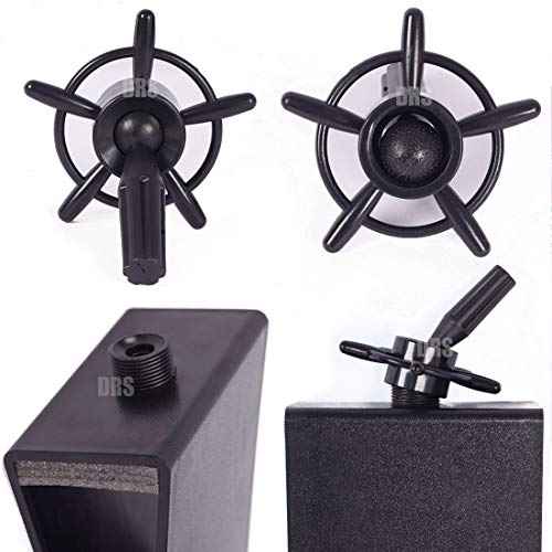2Pcs Mannequin Head Clamp Stand with Clip Sturdy and Durable Wig Head Clamp Stand Adjustable Angle for Wigs Making Styling and Cosmetology Hairdressing Training Seat Back Clamp (Black)