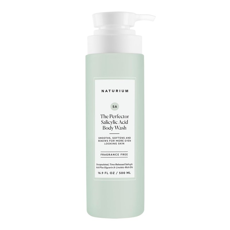 Naturium The Perfector Salicylic Acid Body Wash, Gentle & Smoothing Cleanser, 16.9 oz