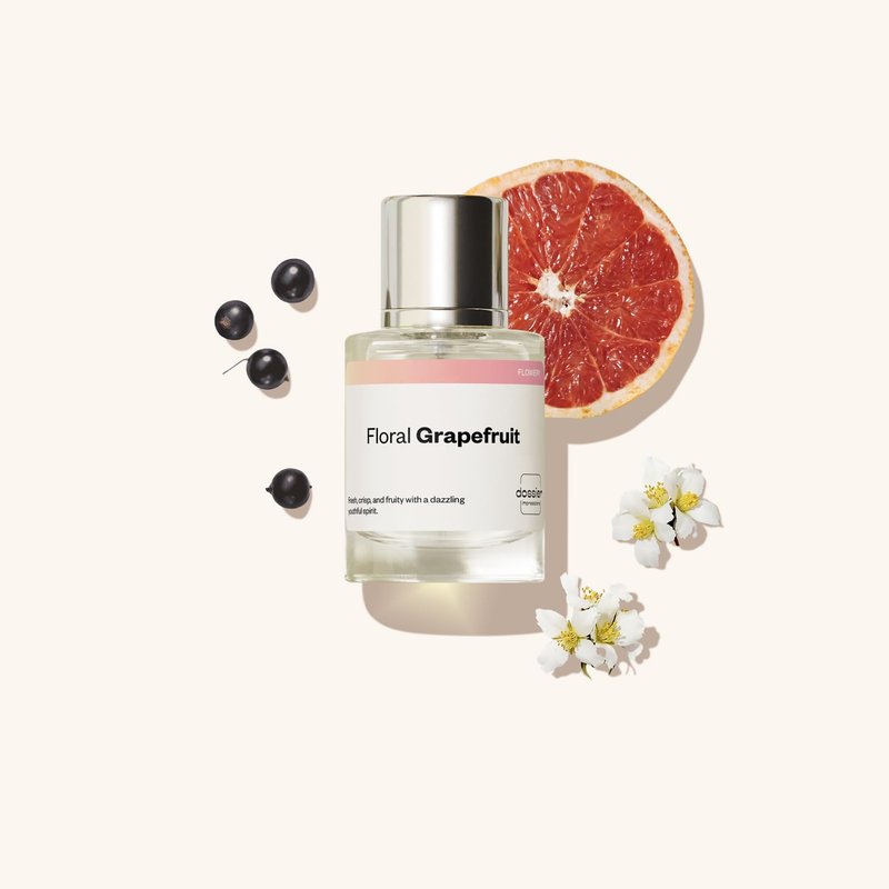 Dossier Floral Grapefruit Eau de Parfum | Inspired by Chance Eau Tendre | Long-Lasting Feminine Fragrance - 1.7 fl oz (50ml)