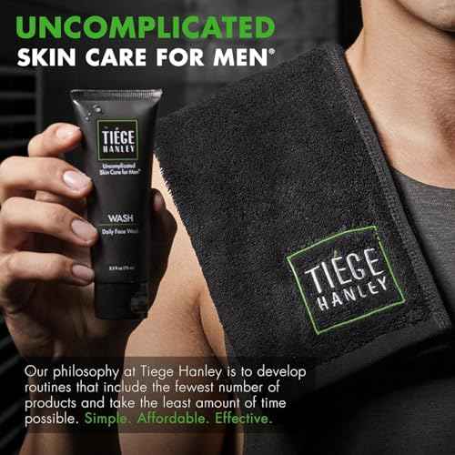 Tiege Hanley Basic Skin Care Set for Men, Hydrating Face Wash & Daily Face Moisturizer With SPF 20 Sunscreen, Basic Facial Kit for Men, Gentle on Sensitive Skin, Men¡¯s Skincare, 2 Piece Kit