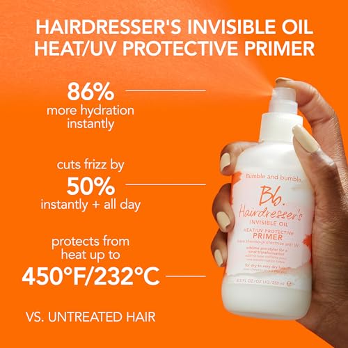 Bumble and bumble. Hairdresser's Invisible Oil Starter Travel Size Gift Set For Dry Hair | Shampoo, Conditioner + Primer | Includes 3 Pieces | $48 Value | Perfect for Gifting, 2 Fl Oz