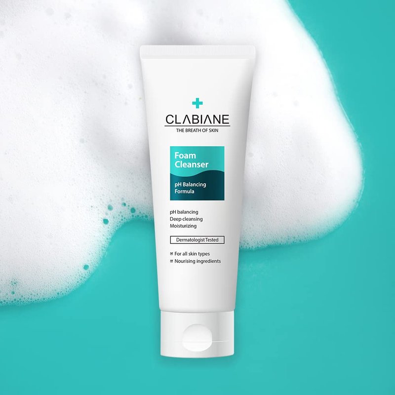 CLABIANE] pH 5.5 Balancing Foam Cleanser, Hypoallergenic, For sensitive skin, Non-irritating foam, Daily cleanser