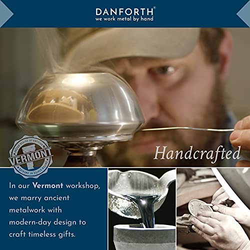 DANFORTH - Flowers Hair Barrette - Handcrafted Pewter Barrettes For Women - 3 ¨ö¡± - Made In USA
