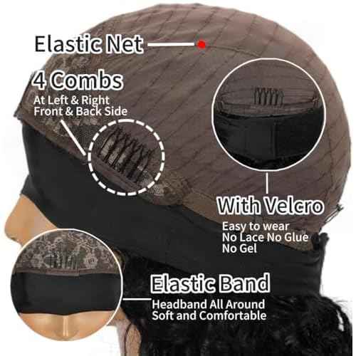 Head Band Wigs Human Hair Chocolate Brown Glueless 100% Human Hair None Lace Front Wig Virgin #4 Colored Headband Wig Human Hair 180 Density 22inch