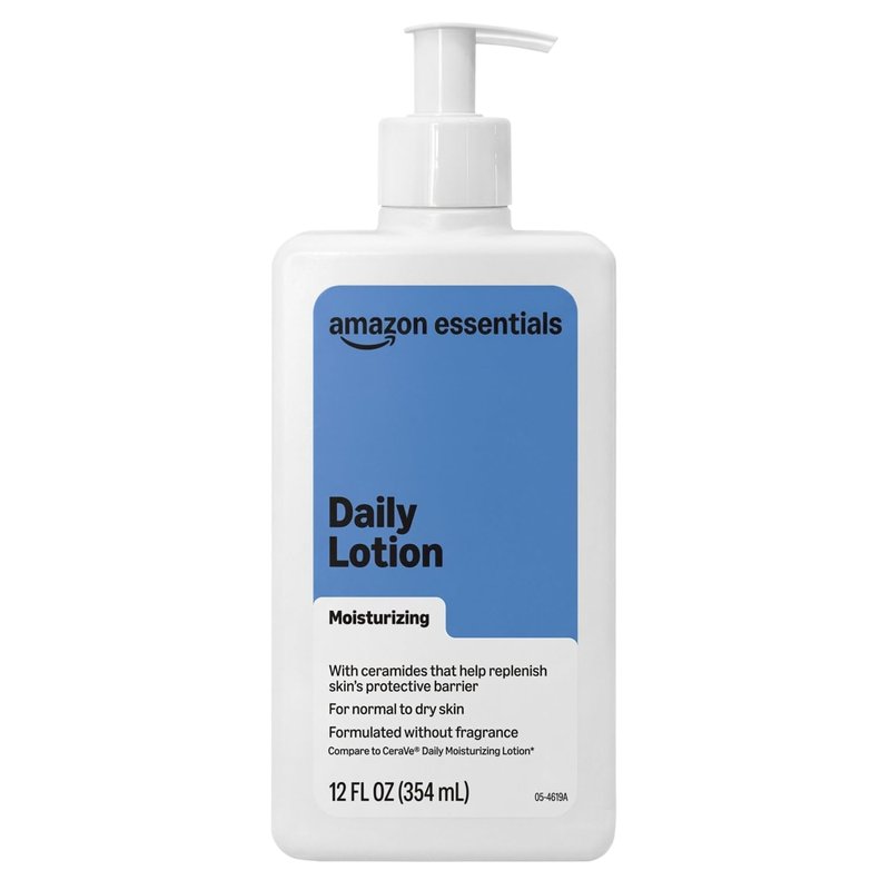 Daily Moisturizing Lotion - Fragrance-Free Face & Body Cream with Ceramides | 12 fl oz