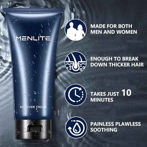 Hair Remover Body Cream, Quick and Easy Skin Friendly Hair Remover for Men & Women, Suitable for Arms Legs Chest and Public Area, Painless, Soothing(Grey, 3.38 Fl Oz (Pack of 1))