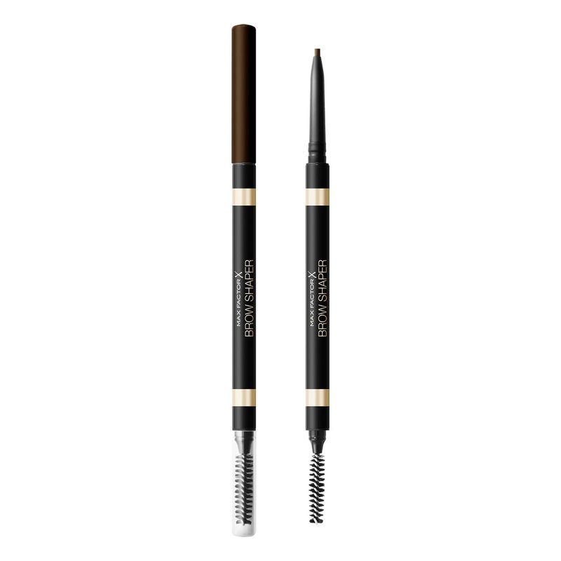 Max Factor Brow Shaper Pencil - 30 Deep Brown, Precision Brow Definition, 0.1 Ounce