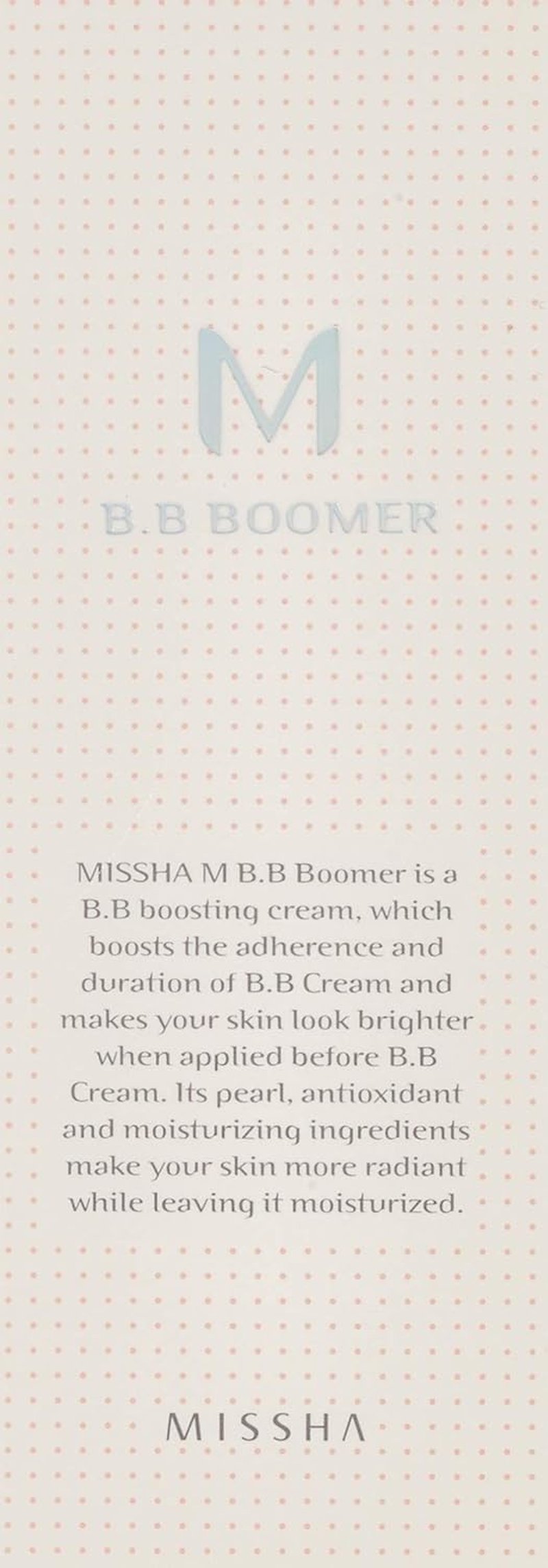 MISSHA B.B Boomer - Brightening Makeup Primer for Flawless Skin | Hydrating Formula