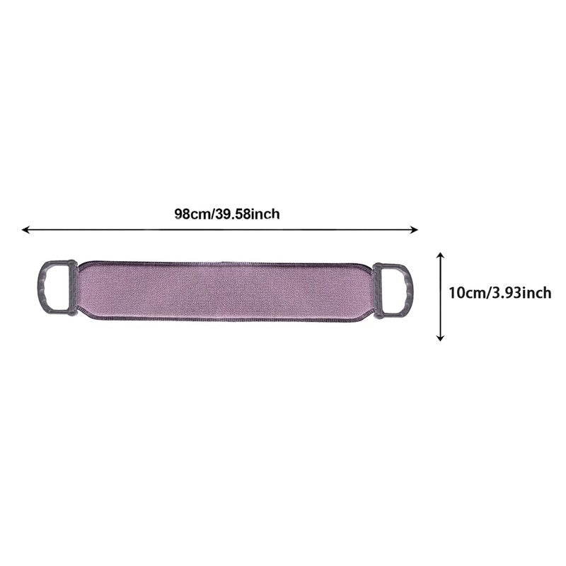 Back Scrubber for Shower for Women Men, Back Exfoliator Body Cleaner to Scrub Your Skin, 38 Inches Double-Sided Exfoliating Body Scrubber with Handles, Back Washer for Shower, Bath Scrubber for Body