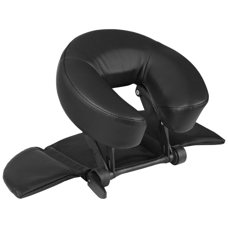 NIMBLOOM Face Down Tabletop Massage Kit, Adjustable Massage Table Headrest, Ergonomic Face Cradle Pillow with Arm Rest Pads, Breathable Memory Foam Face Pillow for Desk Bed Spa Table, 11 x 7.1 in