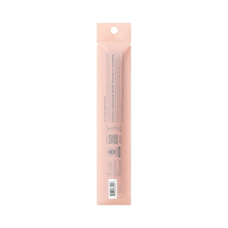e.l.f. Tap & Blend Concealer Brush - Precision Tip for Blemish Coverage | Vegan & Cruelty-Free