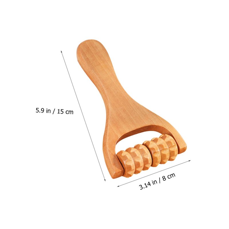 GLEAVI 3pcs Massage Hand Roller ：Massagers for Neck Wooden Massager Tool Massage Stick Roller Compact Shoulder Massager Rolling Foot Massager Facial Massager for Face and Neck