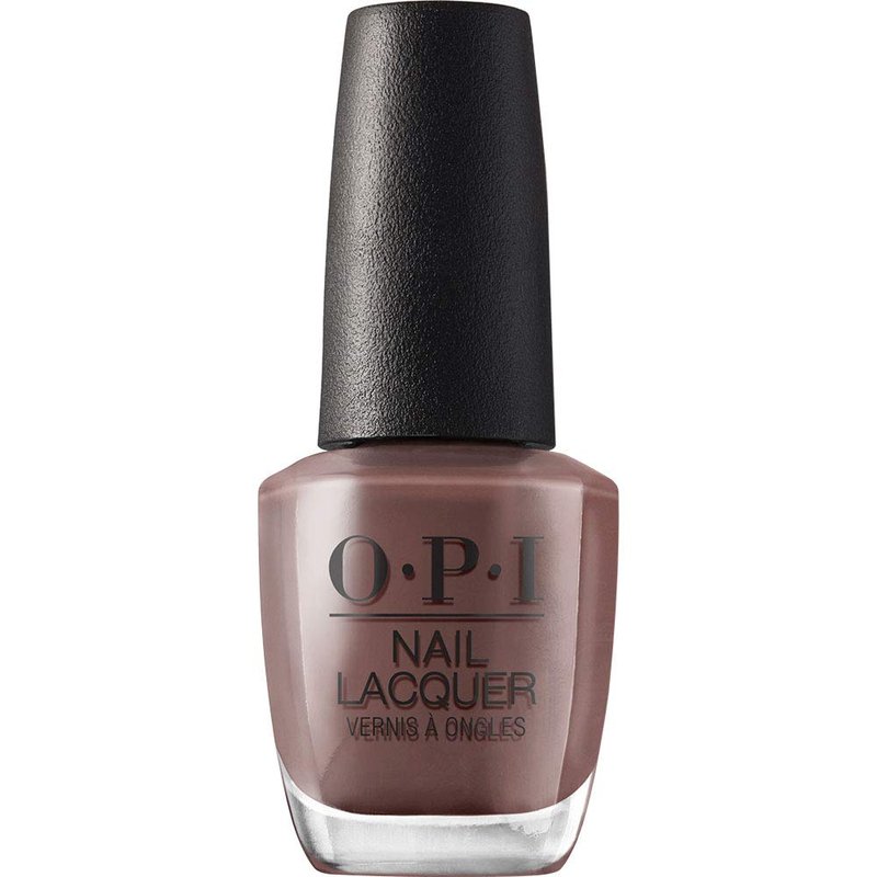 OPI Nail Lacquer Nail Polish | Opaque Dark Brown Crème Chip Resistant Nail Polish | Fast Drying, Streak Free