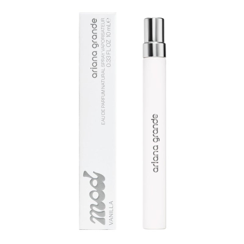 Ariana Grande MOD Vanilla Eau De Parfum – Gourmand Musk Fragrance for Women – Women's Perfume with Notes of Vanilla, Cocoa Butter, Plum & Jasmine – Travel Size – 0.33 Fl Oz