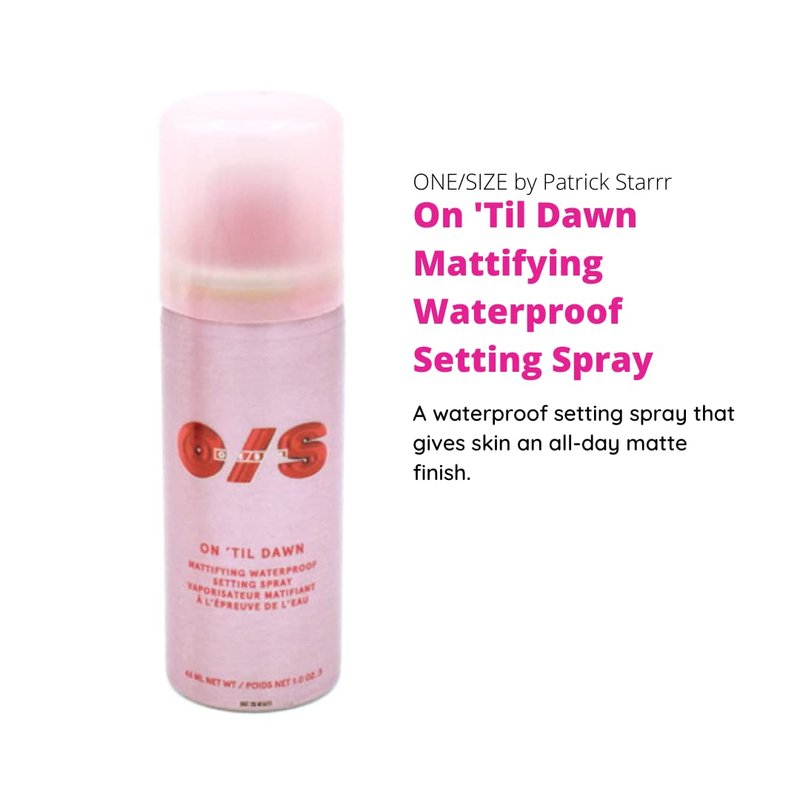 On 'Til Dawn Mattifying Waterproof Setting Spray - 1 oz | Long-Lasting Makeup Finish