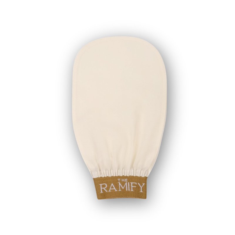 Theramify The Ramify Silk Exfoliating Gloves For Smooth Skin Natural Body Scrubber High Quality Turkish Bath Gloves Regeneration Of Dead Skin Cells Handcrafted Turkish Kese Ecru