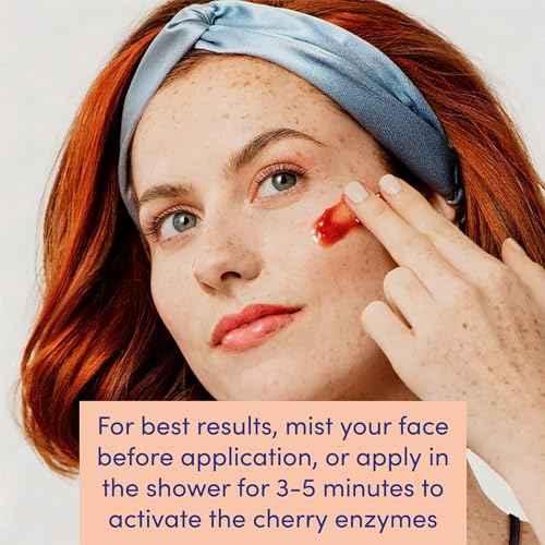 Naturopathica Sweet Cherry Brightening Enzyme Peel, Exfoliating Facial Peel Treatment, Antioxidant Rich Facial Mask to Nourish Skin, 1.69 fl oz