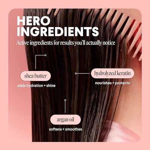 MONDAY HAIRCARE DEEP MOISTURE Hair Mask with Keratin, Argan Oil, Shea Butter & Coconut Oil for Dry to Damaged Hair 250 mL (Dual Pack)