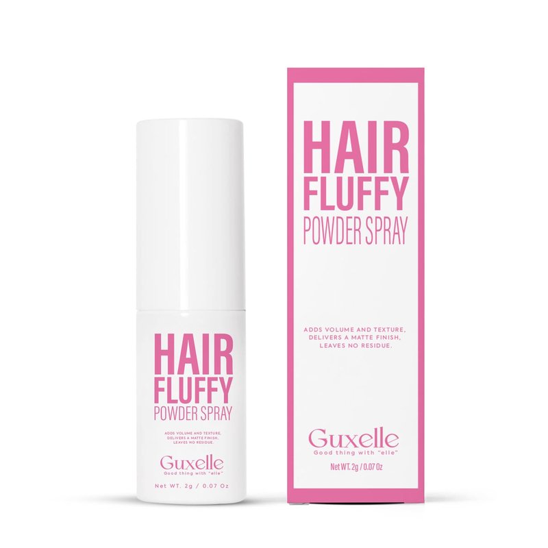 Guxelle Fluffy Volume Powder Spray for Women - Instant Root Lift & Matte Finish Hair Styling Powder, Lightweight Texturizing Spray with Medium Hold (0.07 oz Travel Bottle, Pack of 1)