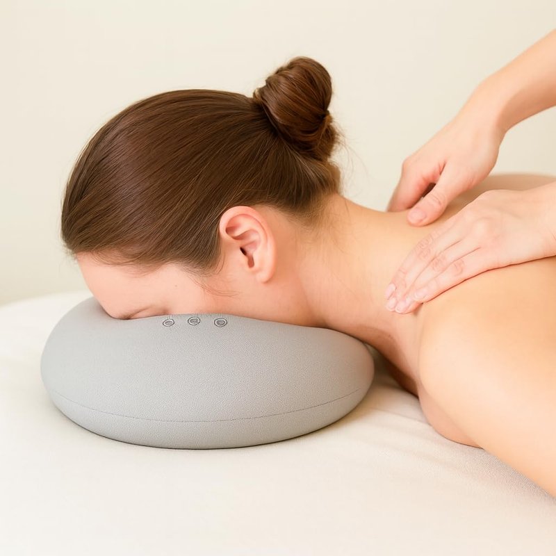 Massage Table Face Down Pillow, Massage Face Cradle Cushion Relax Headrest Pillow for Table Bed U-Shaped Down For Travel Home Offices SPA Beauty Salon Memory Foam Pad Head Support After Surgery Prone