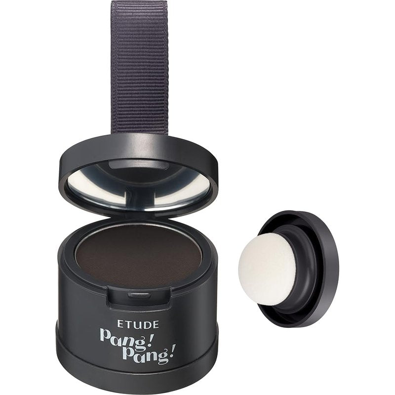 ETUDE Hair Pang Pang Hairline Powder - Waterproof Root Touch Up for Thin Hair | Natural Black