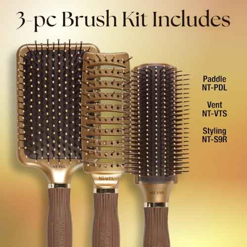 Olivia Garden Ceramic + Ion Nano Thermic Styler Hair Brush