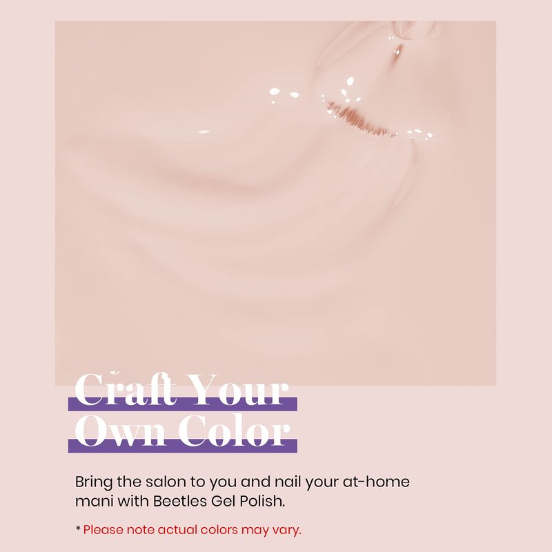 Beetles 15ml Natural Gel Polish Pale Nude Color Nail Gel Pink Neutral Soak Off Uv LED Nail Lamp All Season Nail Art Design Manicure Salon DIY Salon